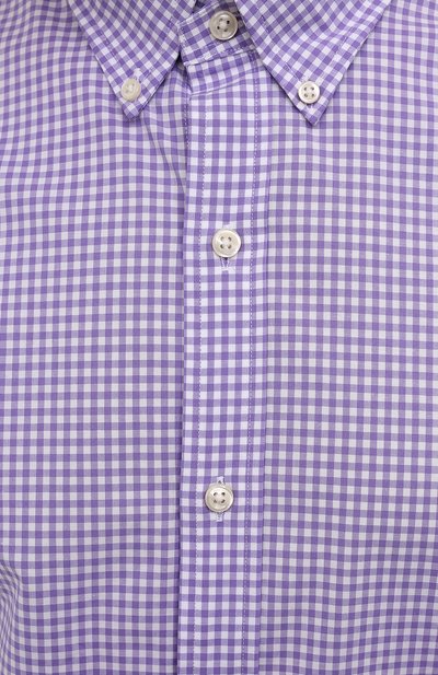 Хлопковая рубашка POLO RALPH LAUREN, арт. 710859882/4656I, фото 5