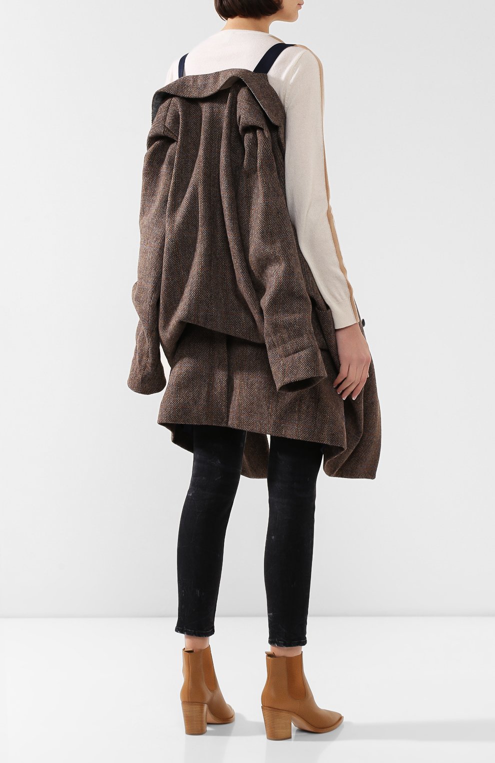 Шерстяное пальто ZADIG AND VOLTAIRE коричневого цвета по цене 53600 руб., арт. WHCL0606F, фото 6 Шерстяное пальто ZADIG AND VOLTAIRE, арт. WHCL0606F, фото 6