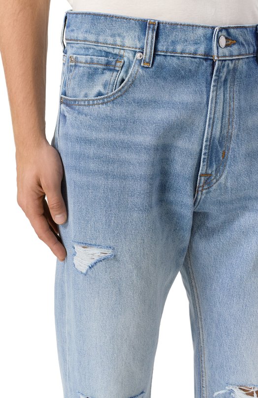 Джинсы Modern Straight 7 For All Mankind 7TD80E35-1DI Синий  7TD80E35-1DI Фото 5