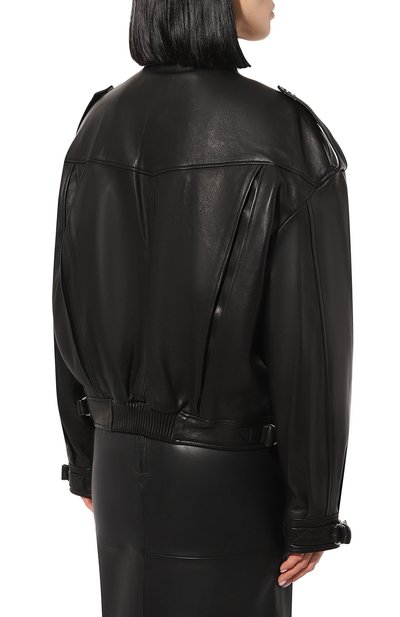 Кожаный бомбер JACOB LEE, арт. WLJ0322AW24GB, фото 4