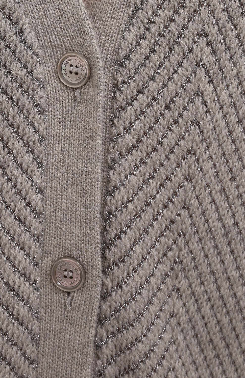 Кардиган из кашемира и вискозы RALPH LAUREN серого цвета по цене 158000 руб., арт. 290817716, фото 5 Кардиган из кашемира и вискозы RALPH LAUREN, арт. 290817716, фото 5