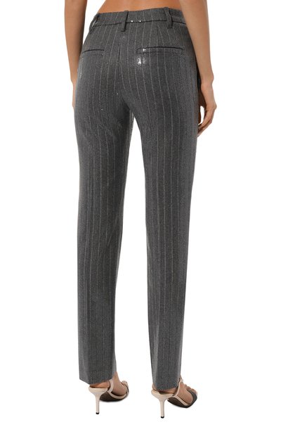 Брюки с отделкой пайетками BRUNELLO CUCINELLI, арт. ME208P8774, фото 4