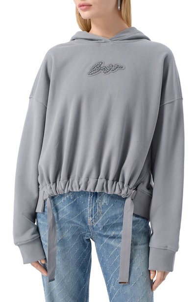 Хлопковое худи BOSS ORANGE, арт. 50545507, фото 3