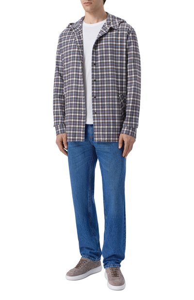 Мужская хлопковая рубашка KITON, арт. UMCMARH0825907