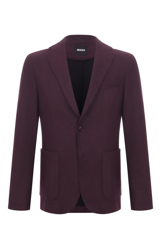 Однобортный пиджак BOSS 50551528 Бордовый 50551528