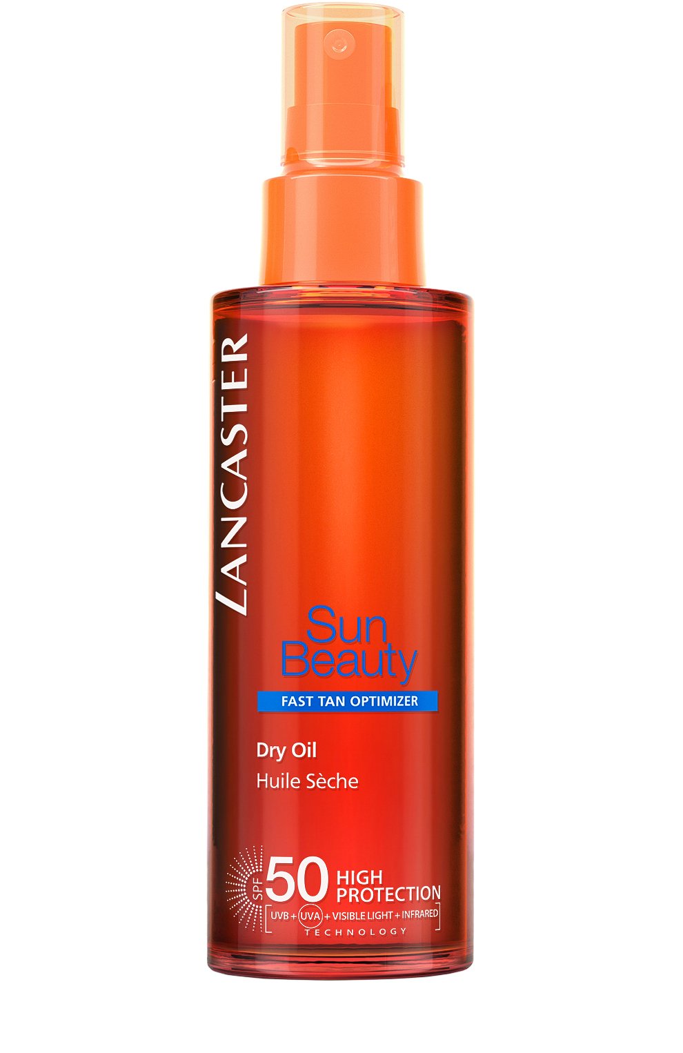 Масло для тела для быстрого загара spf50 sun beauty (150ml) LANCASTER, арт. 3607342970960, фото 1