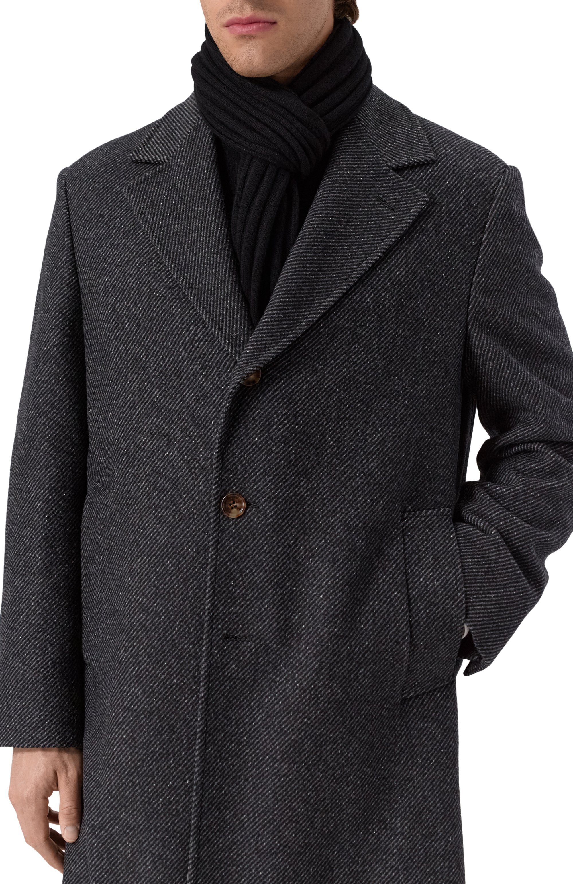 Кашемировый шарф BRUNELLO CUCINELLI, арт. M2240819, фото 2