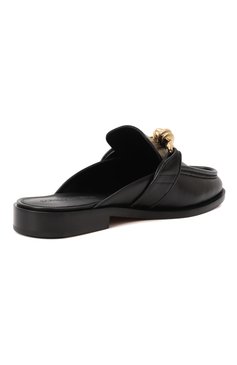 Женские кожаные сабо astaire BOTTEGA VENETA черного цвета, арт. 817519/V5DZ0 | Фото 5 (Материал внешний: Натуральная кожа; Подошва: Плоская; Каблук высота: Низкий; Материал внутренний: Натуральная кожа)