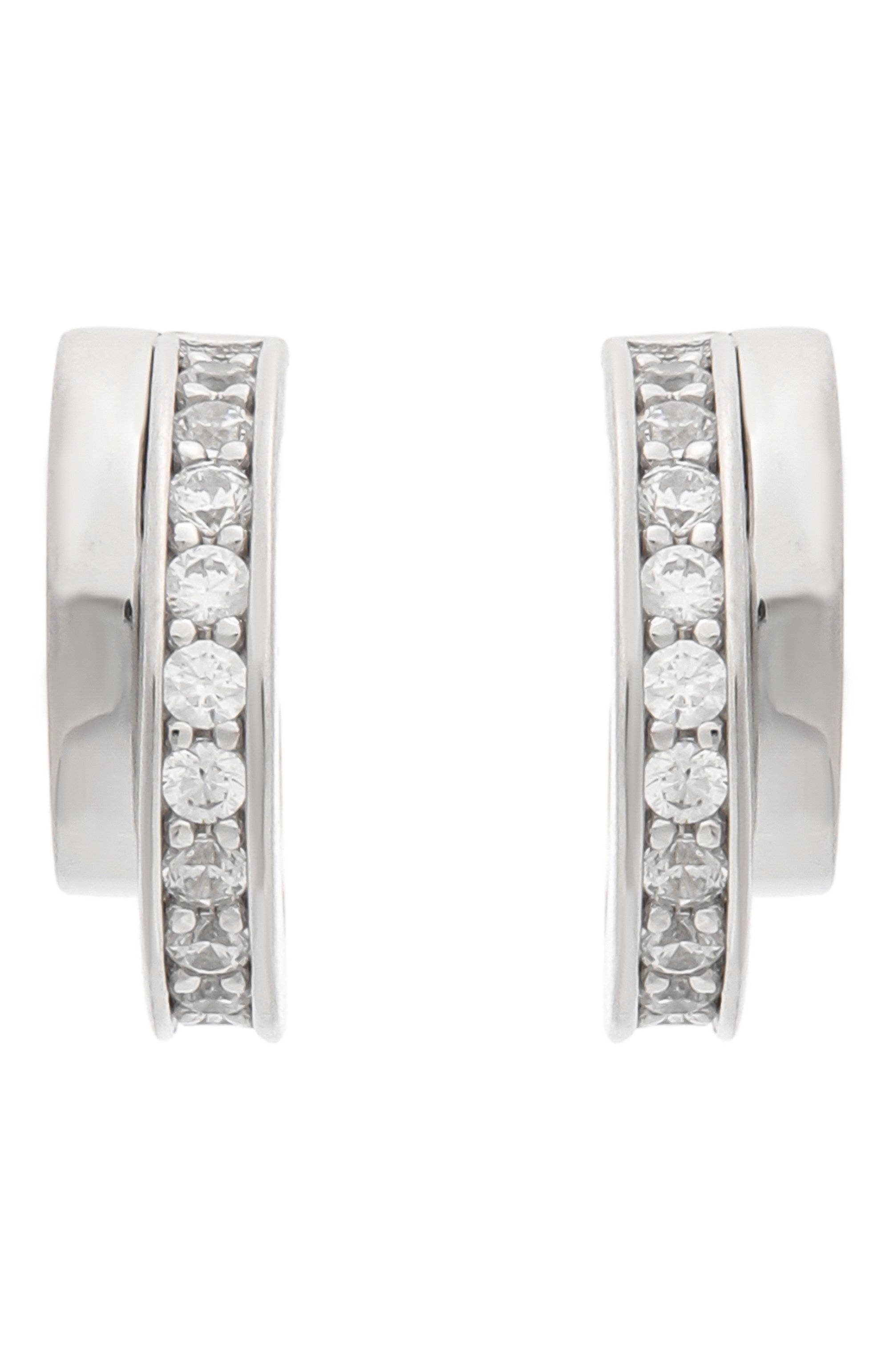 Серьги NUMBERING серебряного цвета по цене 26650 руб., арт. 3126, фото 1 Серьги NUMBERING, арт. 3126, фото 1