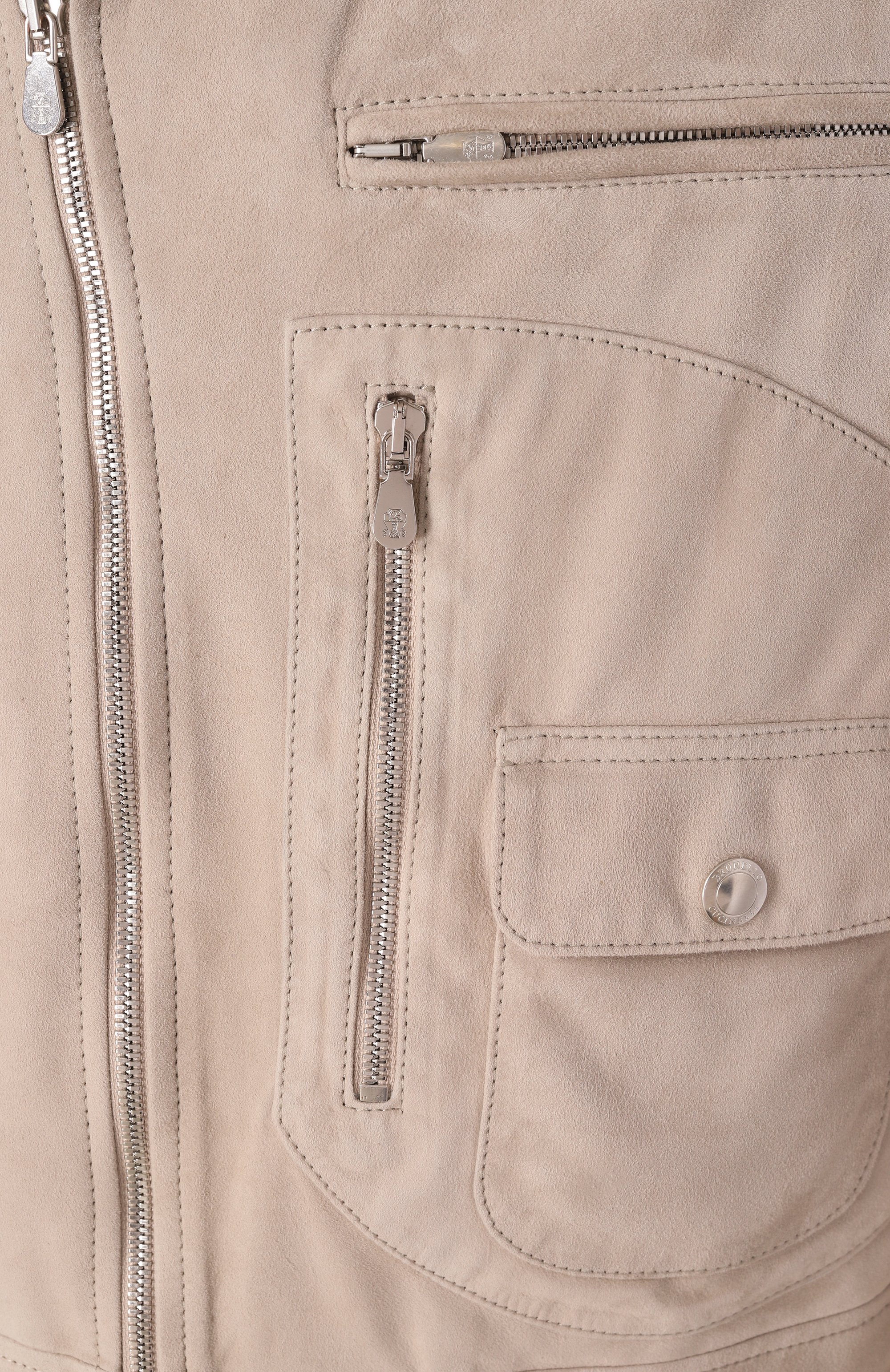 Замшевая куртка с отделкой из овчины BRUNELLO CUCINELLI, арт. M0PCL2007, фото 7