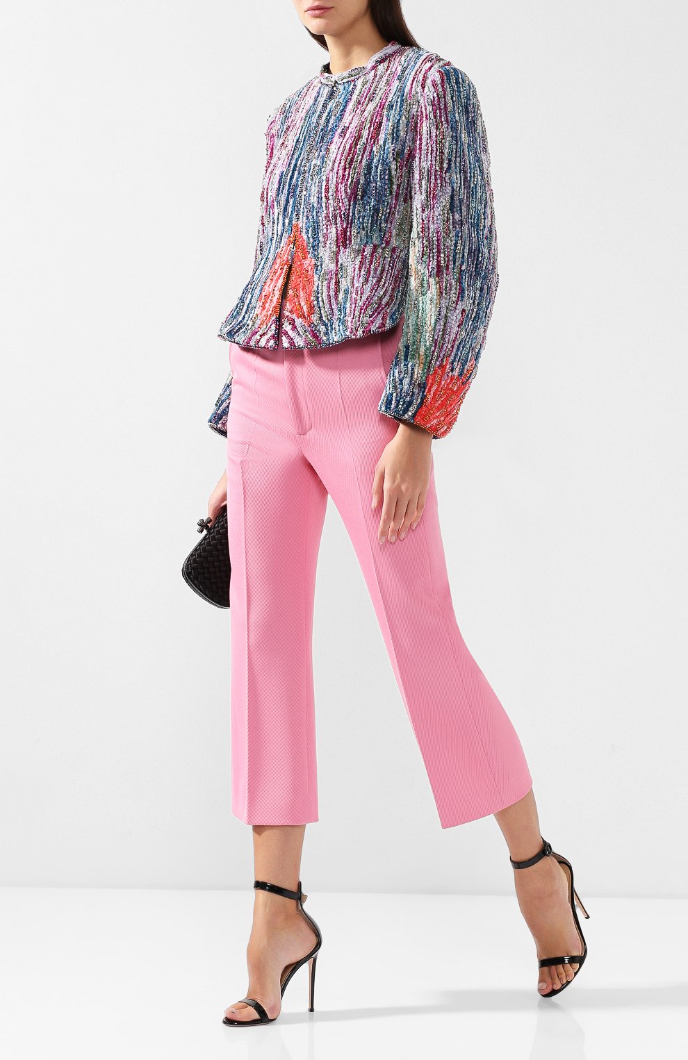 Жакет с декоративной отделкой GIORGIO ARMANI разноцветного цвета по цене 1280000 руб., арт. 8WHGR004/T00HK, фото 2 Жакет с декоративной отделкой GIORGIO ARMANI, арт. 8WHGR004/T00HK, фото 2