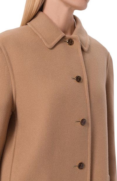 Двустороннее пальто из шерсти и шелка GUCCI, арт. 695094/ZAIYP, фото 5