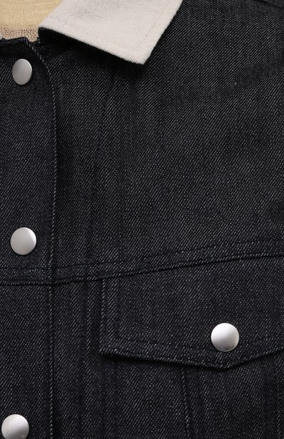 Джинсовая куртка JIL SANDER темно-синего цвета по цене 94800 руб., арт. JPPS664235-WS246700, фото 5 Джинсовая куртка JIL SANDER, арт. JPPS664235-WS246700, фото 5