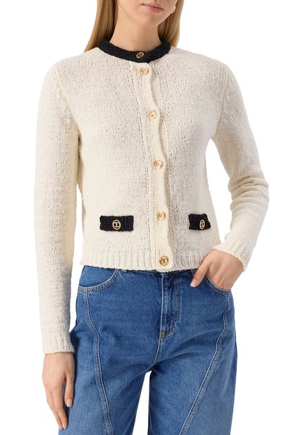 Хлопковый кардиган TWINSET, арт. 251TP3442, фото 3