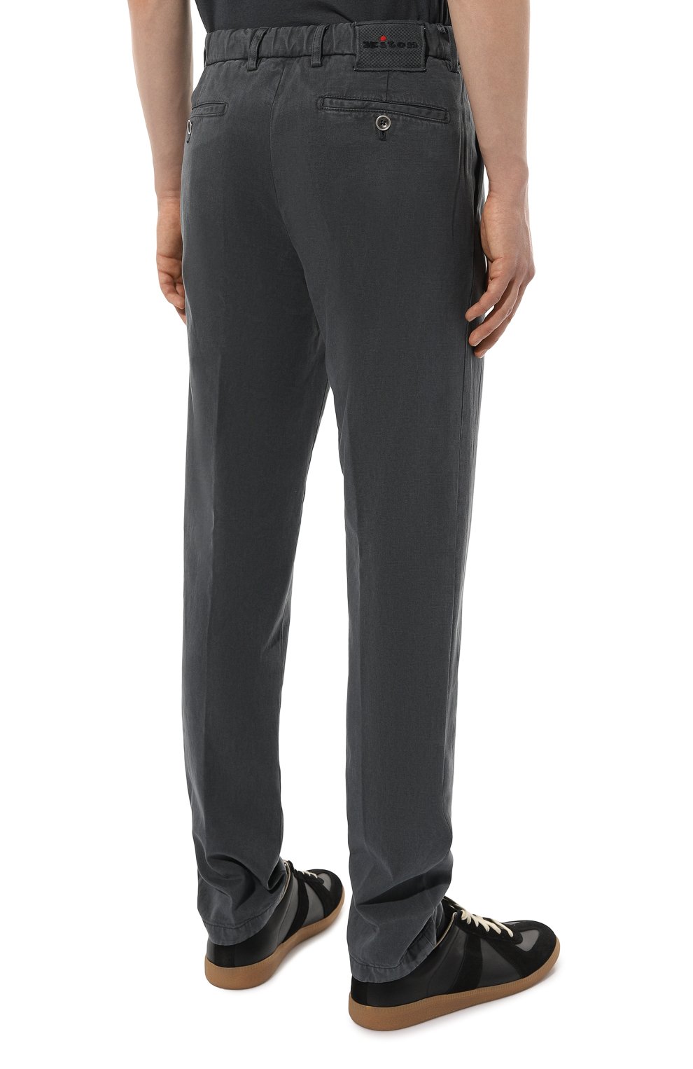 Брюки KITON темно-серого цвета по цене 94600 руб., арт. UFPPEJ0210C, фото 4 Брюки KITON, арт. UFPPEJ0210C, фото 4