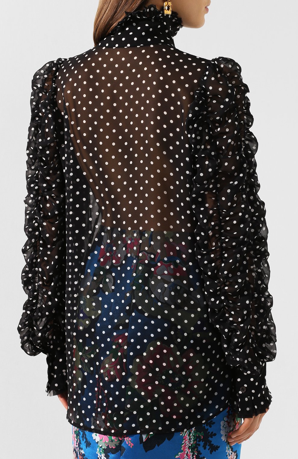 Шелковая блузка DRIES VAN NOTEN, арт. 201-10718-9410, фото 4
