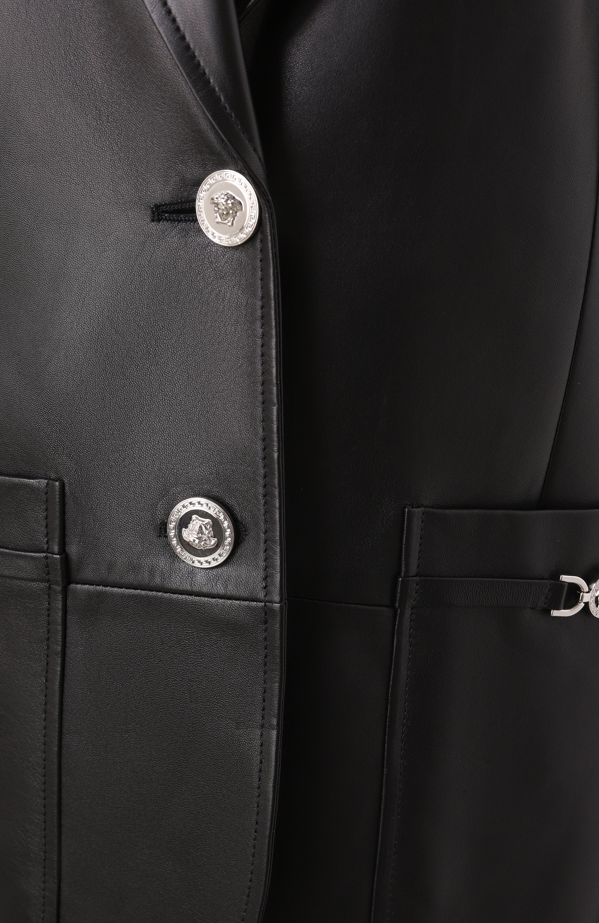 Кожаный жакет VERSACE, арт. 1017794/1A12320, фото 6