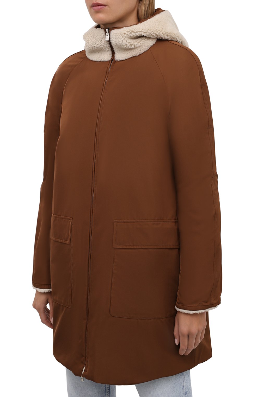 Двусторонняя парка LORO PIANA темно-бежевого цвета по цене 899500 руб., арт. FAL7234, фото 6 Двусторонняя парка LORO PIANA, арт. FAL7234, фото 6