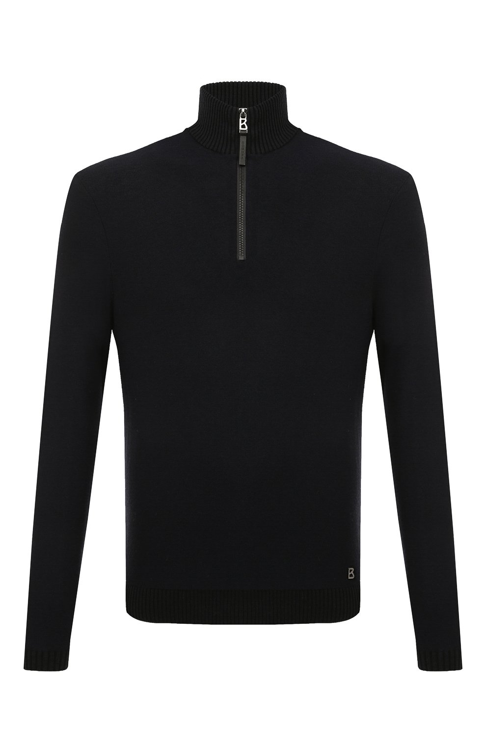 Джемпер из шерсти и хлопка BOGNER темно-синего цвета по цене 39500 руб., арт. 88482807, фото 1 Джемпер из шерсти и хлопка BOGNER, арт. 88482807, фото 1