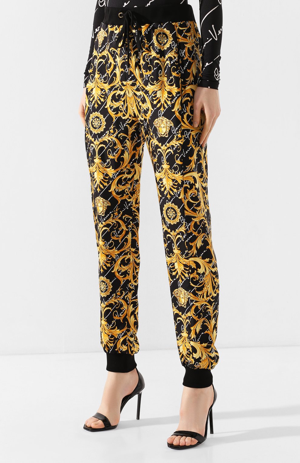 Шелковые брюки VERSACE, арт. A85703/A232981, фото 3