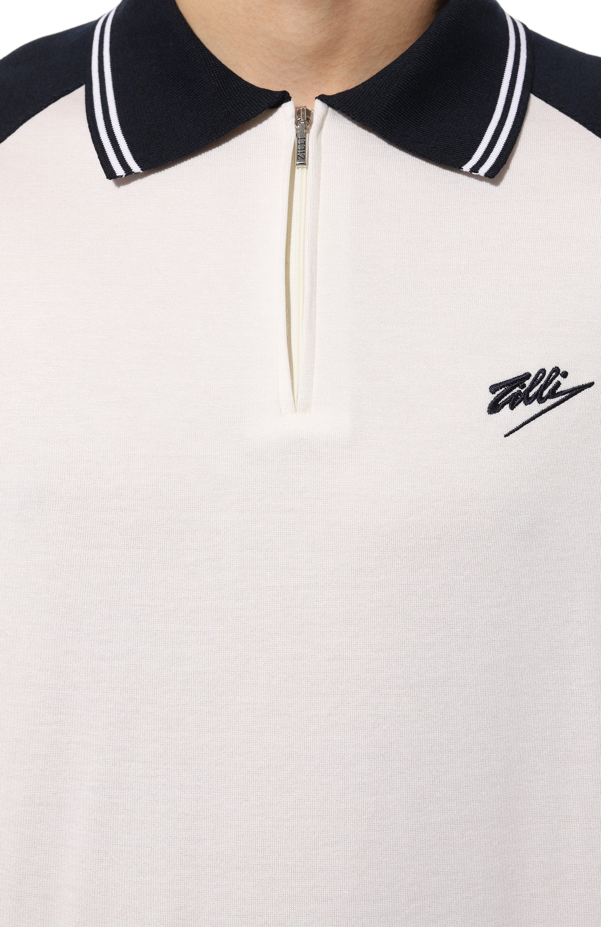 Поло из хлопка и шелка ZILLI, арт. KZP004M0142VSTA00, фото 5