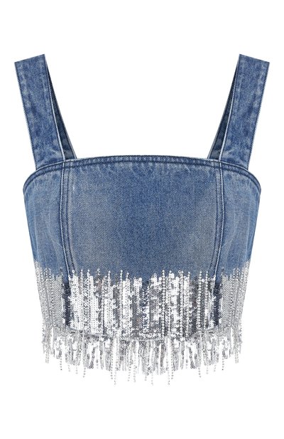 Джинсовый топ BALMAIN, арт. TF10002/D010, фото 1