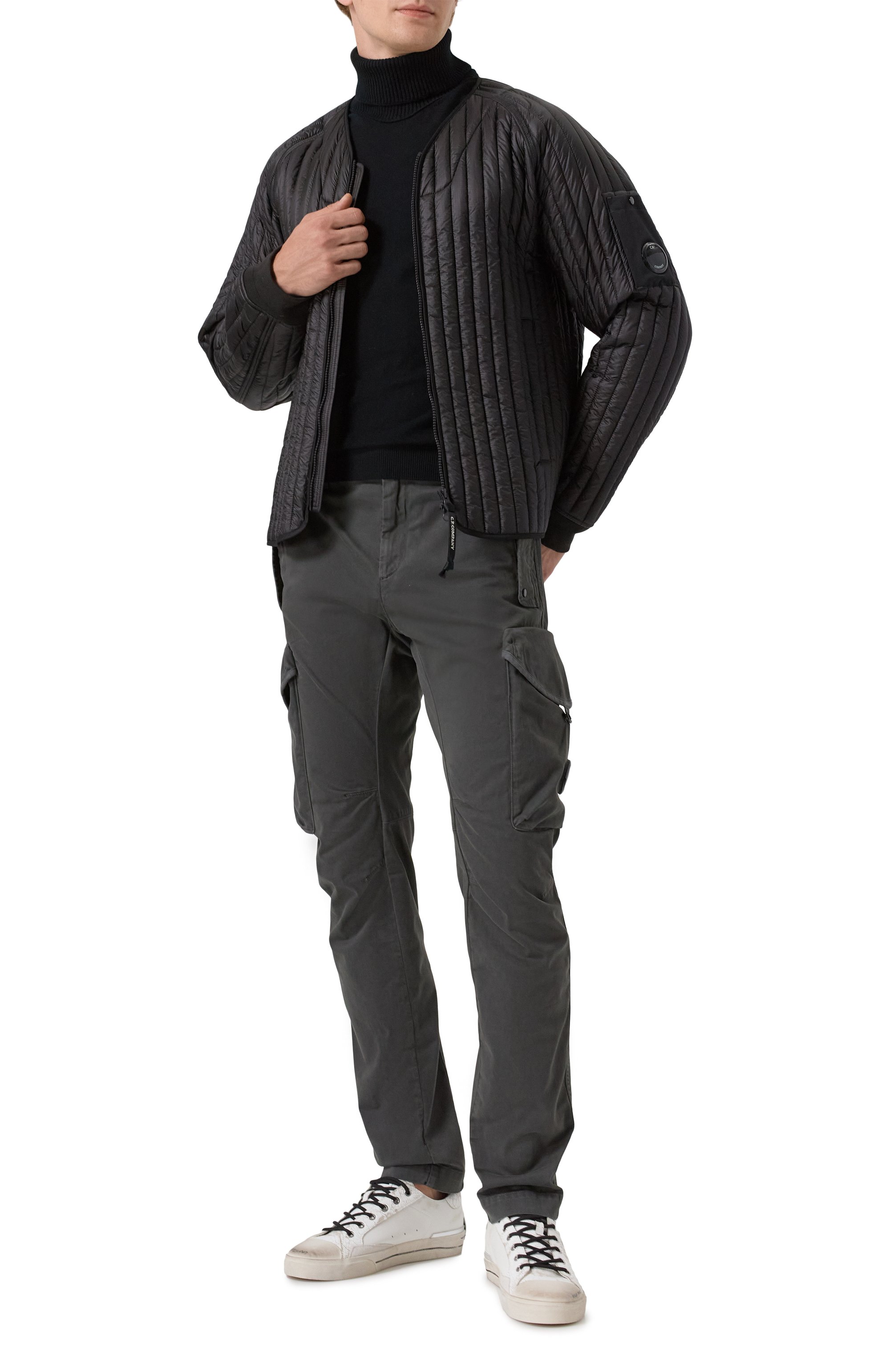 Шерстяная водолазка C.P. COMPANY, арт. 19CMKN035A005528A, фото 2