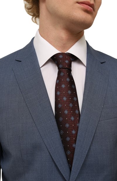 Шелковый галстук KITON, арт. UCRVKPC08H01, фото 2