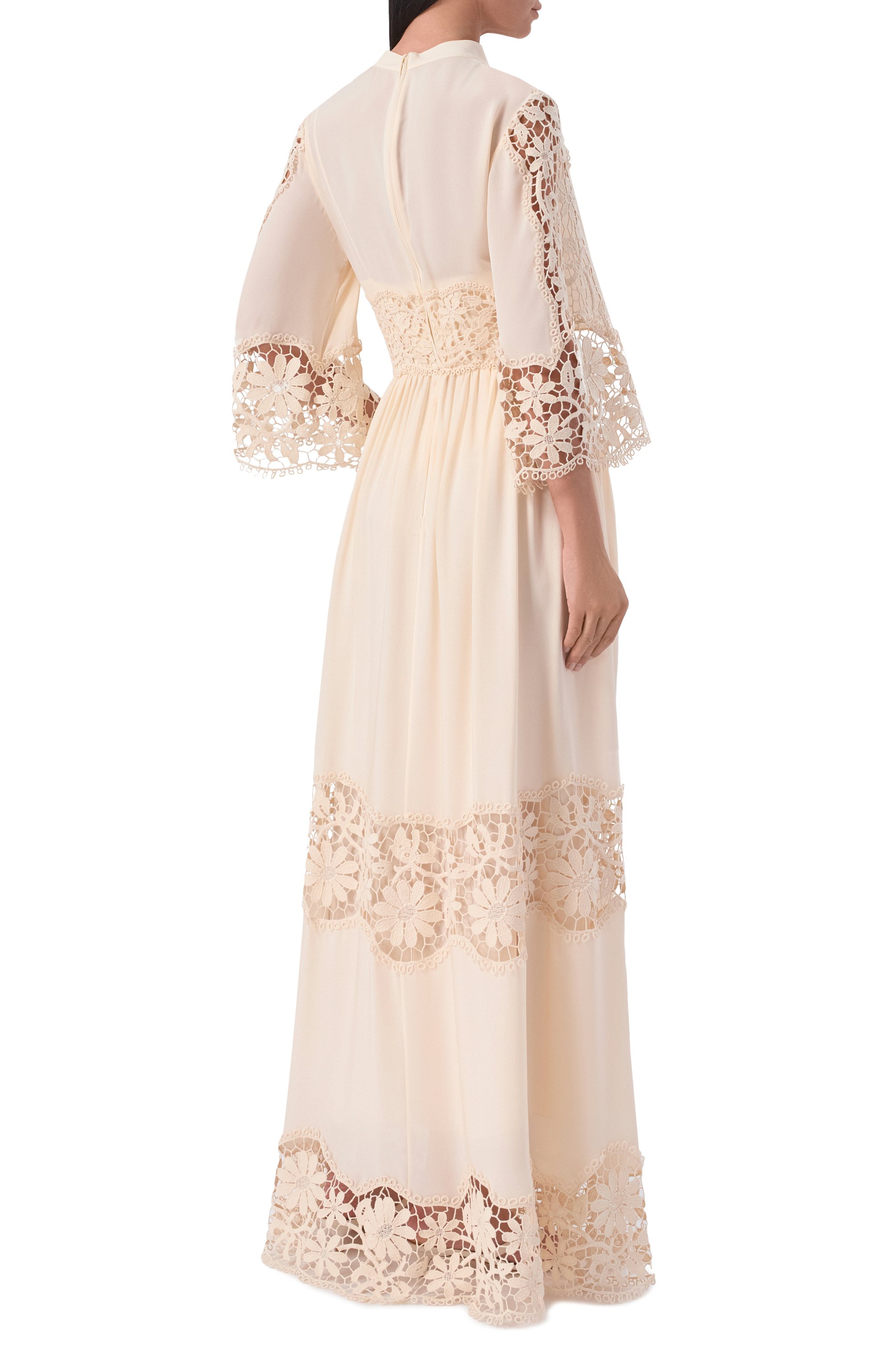 Платье из хлопка и шелка ELIE SAAB, арт. D1158NS26/SIM03, фото 3