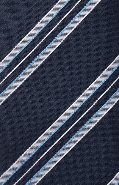 Галстук из шелка и льна BRIONI, арт. 061D00/PD486, фото 4