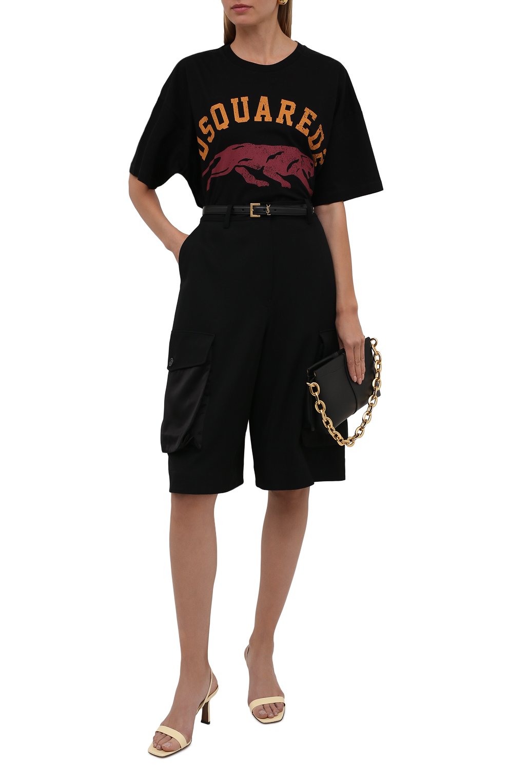 Хлопковая футболка DSQUARED2, арт. S75GD0202/S23009, фото 2