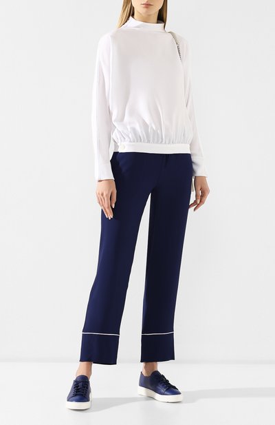 Кожаные кеды SANTONI, арт. WBCE53853BARCMYLU45, фото 2