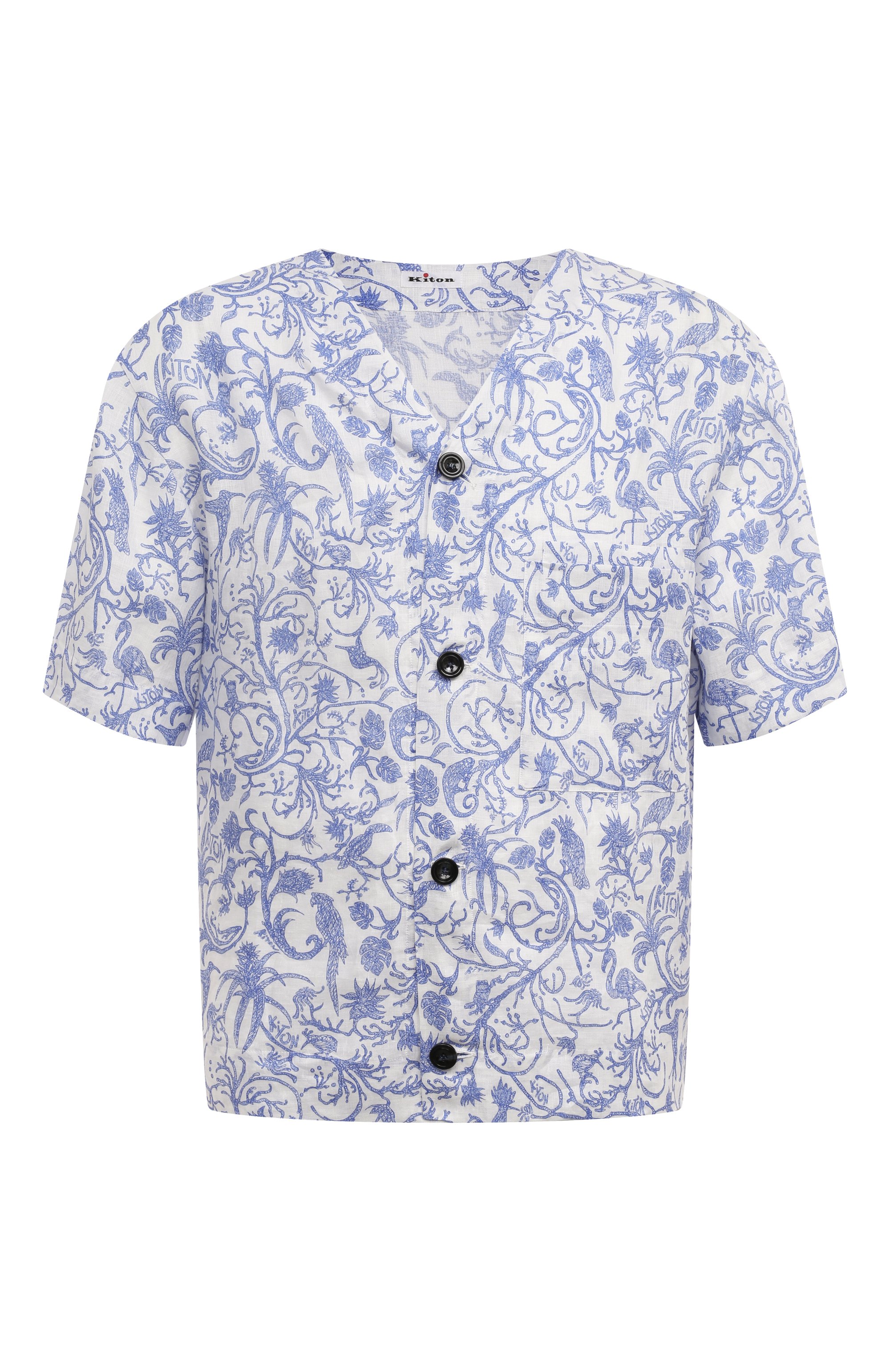 Льняная рубашка KITON, арт. UMC025H08902, фото 1