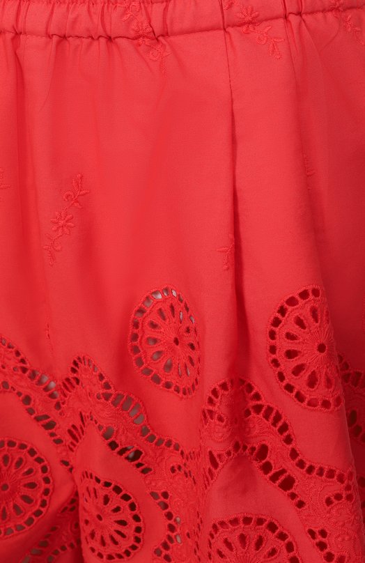 Хлопковые шорты Vika Gazinskaya SS25-17206К Красный  SS25-17206К Фото 6