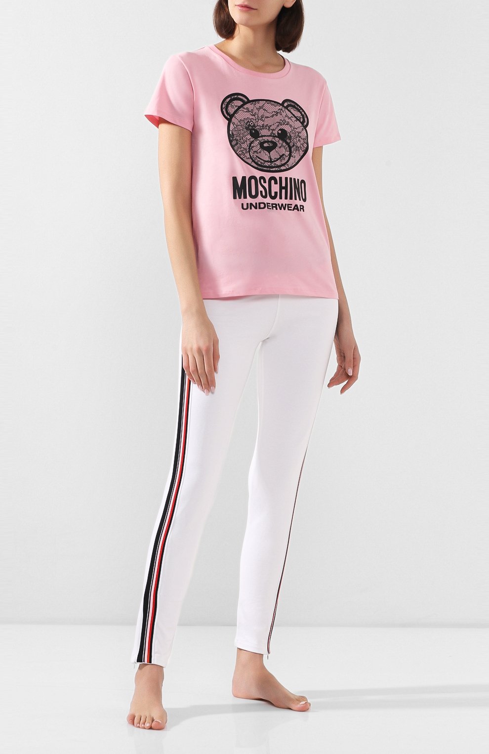 Хлопковая футболка MOSCHINO, арт. A1913/9019, фото 2