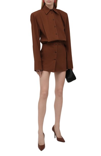 Хлопковое платье THE ATTICO, арт. 213WCA54/C017, фото 2