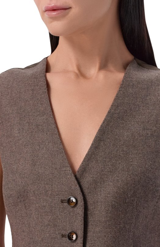 Кашемировый жилет MVST M25.1MW.J007/77568 Коричневый  M25.1MW.J007/77568 Фото 5