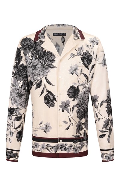 Мужская шелковая рубашка DOLCE & GABBANA, арт. G5IF1T/HI100