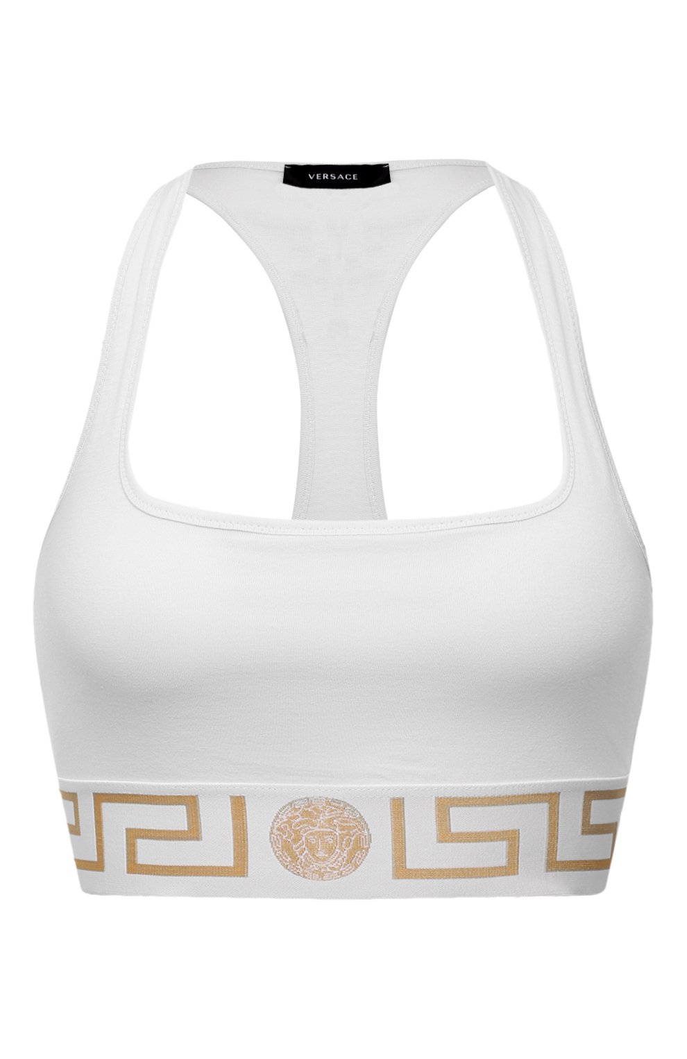 Бра-топ VERSACE белого цвета по цене 8995 руб., арт. AUD01039/A232741, фото 1 Бра-топ VERSACE, арт. AUD01039/A232741, фото 1