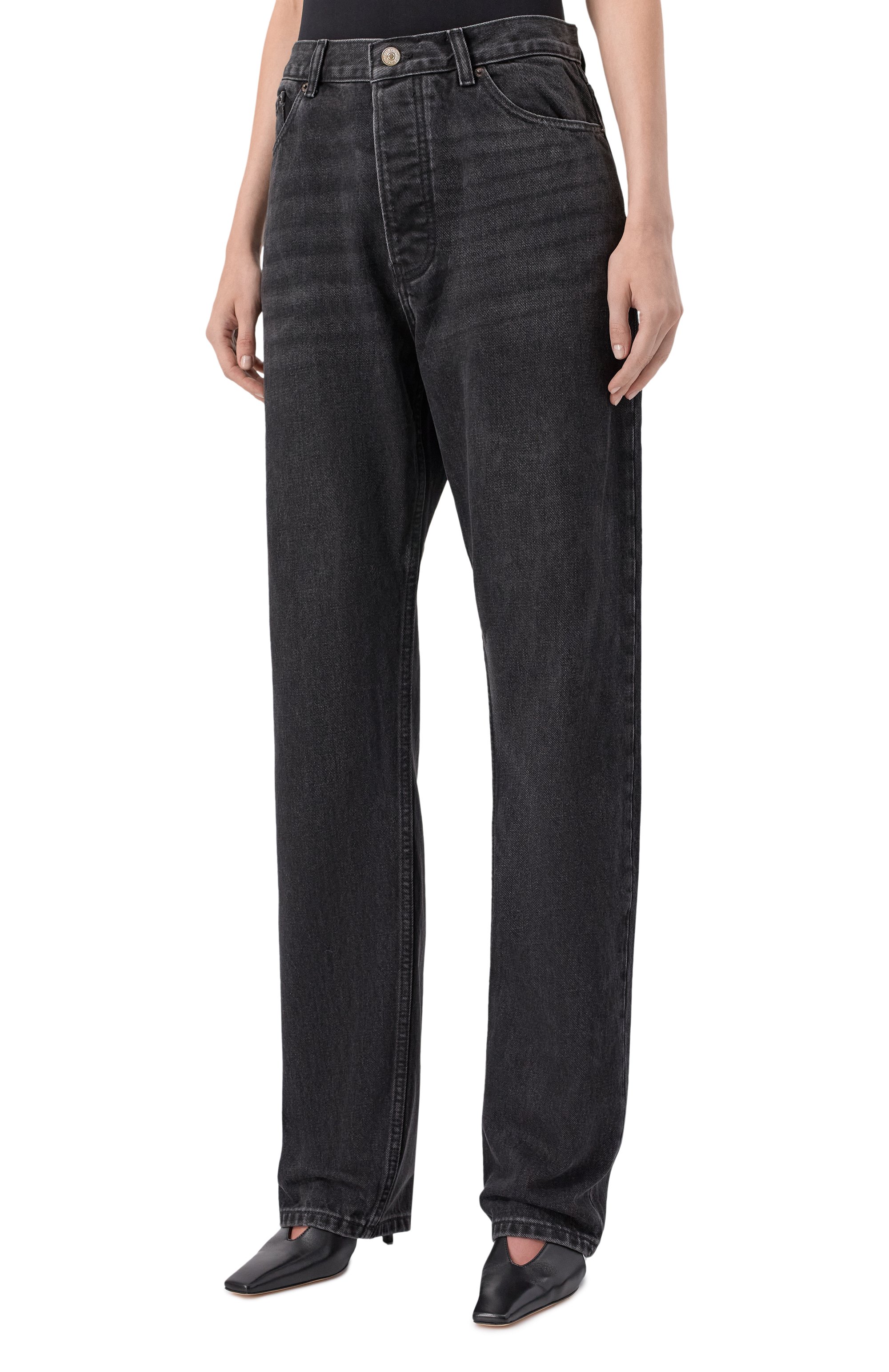 Джинсы AYA MUSE черного цвета по цене 65950 руб., арт. AMBR2539, фото 3 Джинсы AYA MUSE, арт. AMBR2539, фото 3