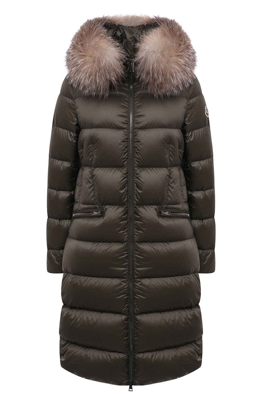 Пуховая парка boedic MONCLER хаки цвета по цене 271500 руб., арт. G2-093-1A001-16-5396Q, фото 1 Пуховая парка boedic MONCLER, арт. G2-093-1A001-16-5396Q, фото 1