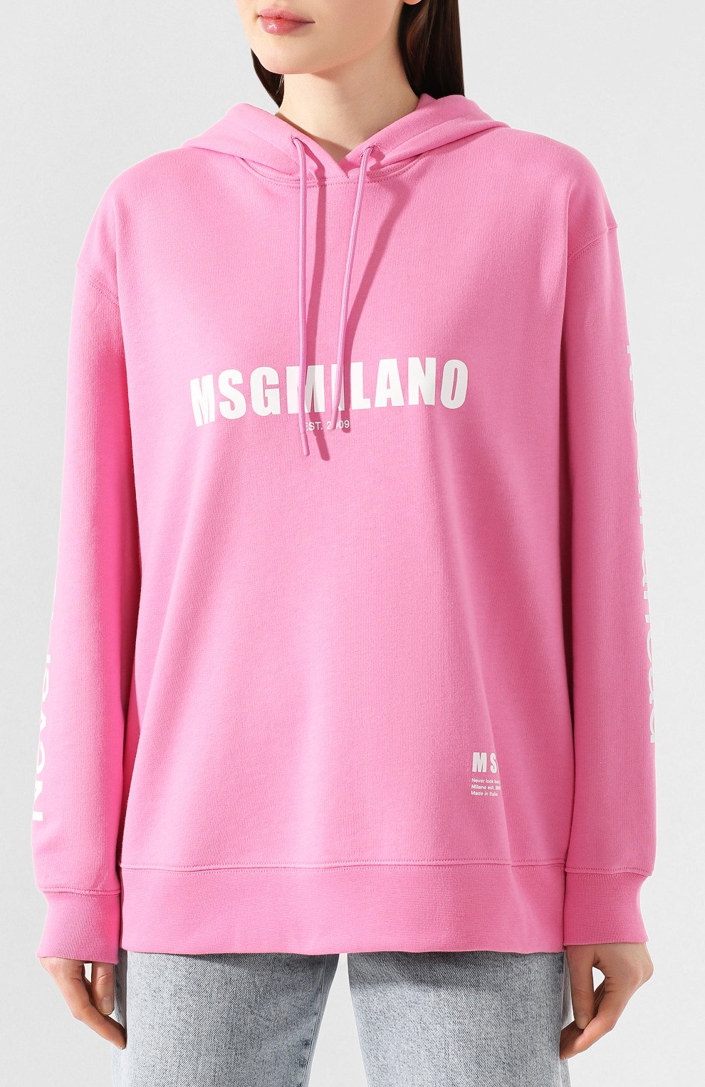Хлопковое худи MSGM, арт. 2841MDM234 207299, фото 3