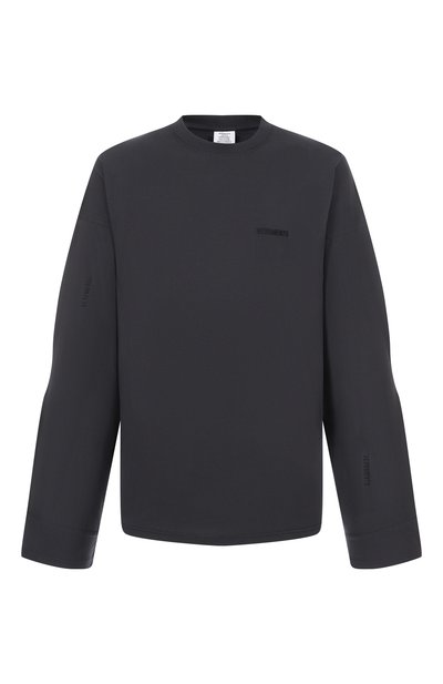 Мужская хлопковый лонгслив VETEMENTS, арт. UH76LS580B