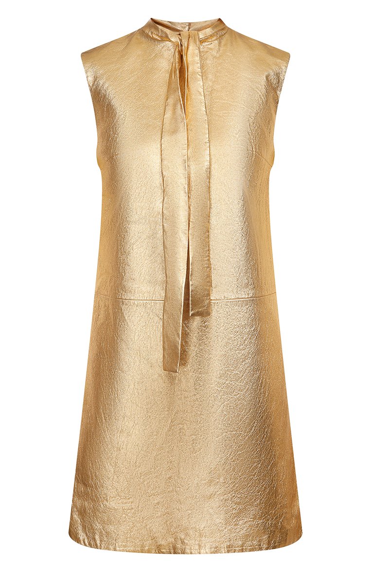 Кожаное платье PRADA, арт. 53398-AW4-F0056, фото 1