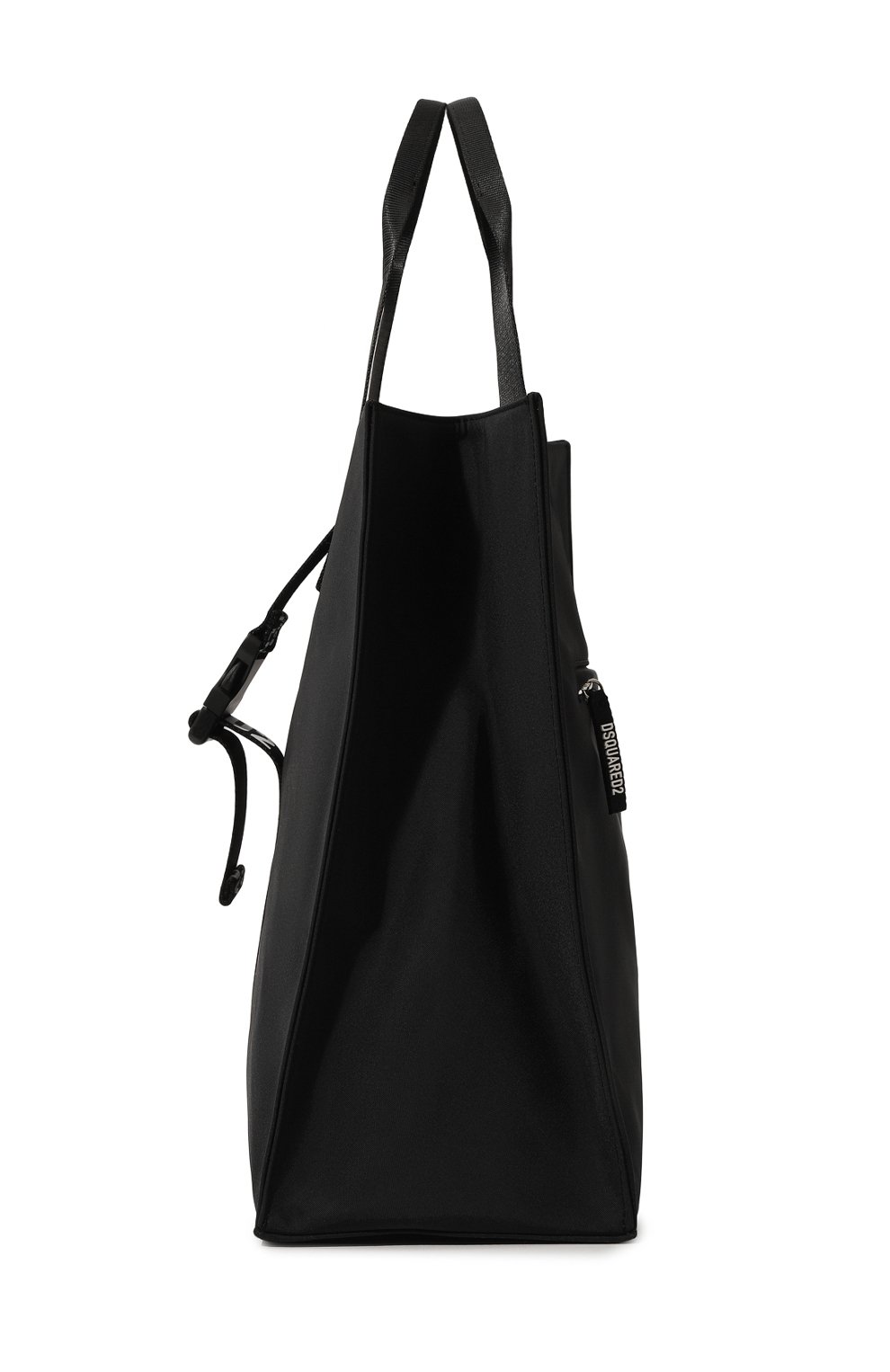 Текстильная сумка-шопер DSQUARED2 черного цвета по цене 59450 руб., арт. SPM0074/16806816, фото 4 Текстильная сумка-шопер DSQUARED2, арт. SPM0074/16806816, фото 4