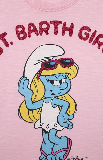 Хлопковая футболка MC2 SAINT BARTH, арт. STBK EMMA/EMM0001-/PFBG21, фото 3