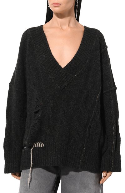 Шерстяной пуловер ISABEL BENENATO, арт. DK702F24, фото 3