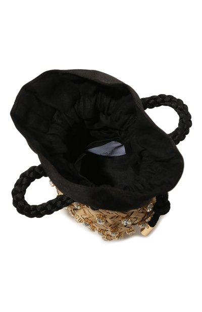 Сумка nina small LE NINE черного цвета по цене 41200 руб., арт. S5-00030/600/SATIN/C0TT0N, фото 5 Сумка nina small LE NINE, арт. S5-00030/600/SATIN/C0TT0N, фото 5