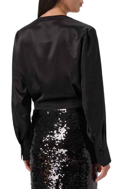 Атласная блузка MVST, арт. TXBBL-Y435/TAR1709, фото 4