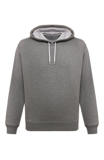 Мужской худи из хлопка и кашемира BRUNELLO CUCINELLI, арт. MM831B2333